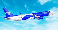 A Boeing 737 MAX in Avolon livery. A Boeing 737 MAX in Avolon livery.