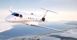 The Embraer Praetor 500. The Embraer Praetor 500.