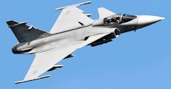 Saab Gripen at the Kaivopuisto, Finland Air Show in June 2017. Saab Gripen at the Kaivopuisto, Finland Air Show in June 2017.