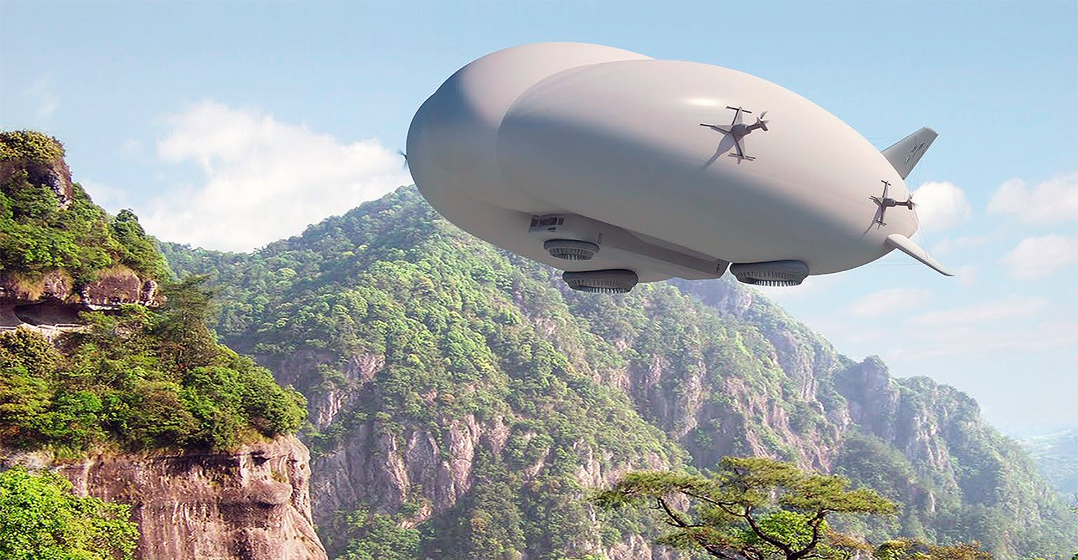 Illustration of the AT2 Aerospace hybrid airship concept, the Z1.