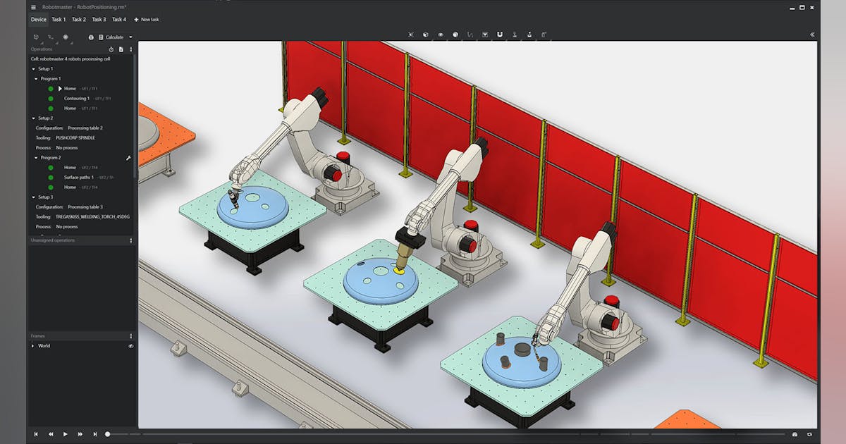 Software for Offline Programming of Multiple Robots | Hypertherm ...
