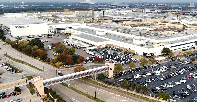 General Motors' Arlington, Tex., Assembly plant for full-size SUVs.