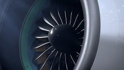 Pratt & Whitney GTF engine. Pratt & Whitney GTF engine.