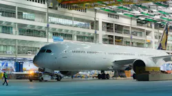 Boeing rolls out Singapore Airlines' first 787-10 Dreamliner.