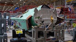 The 900th F-35 fuselage section, produced by Northrop Grumman in Palmdale, California.