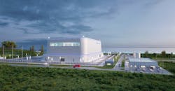 Illustration of GEH’s BWRX-300 small modular reactor. Illustration of GEH’s BWRX-300 small modular reactor.