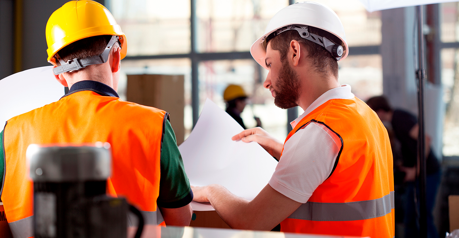 Shop managers plan their work.