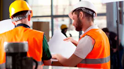 Shop managers plan their work.