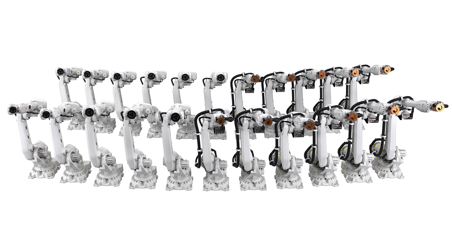 The new models include the IRB 6710, IRB 6720, IRB 6730 and IRB 6740, suitable for payloads ranging from 150 kg to 310 kg, with a reach from 2.5 m to 3.2 m.