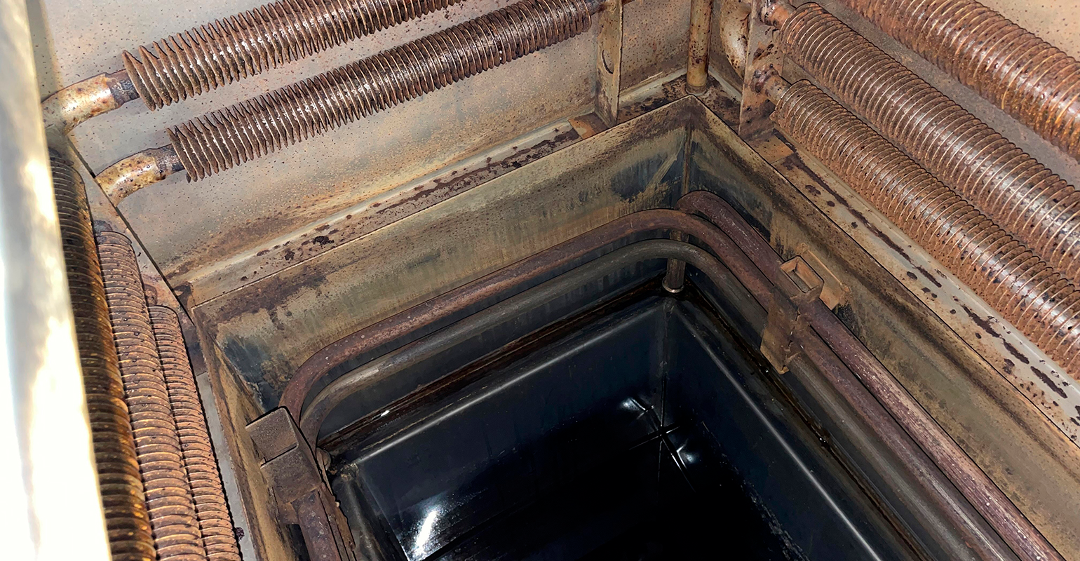 The residual nPB turned acidic, resulting in machine corrosion and compromised the degreaser performance.