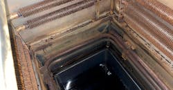 The residual nPB turned acidic, resulting in machine corrosion and compromised the degreaser performance. The residual nPB turned acidic, resulting in machine corrosion and compromised the degreaser performance.