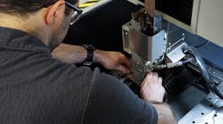 “Wire EDM is widely used in the aerospace and medical industries to cut complex geometries in high-value parts. Having even a basic understanding of this key machining technology will help open doors for many of our graduates,” according to Gabe Lipscomb. “Wire EDM is widely used in the aerospace and medical industries to cut complex geometries in high-value parts. Having even a basic understanding of this key machining technology will help open doors for many of our graduates,” according to Gabe Lipscomb.