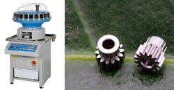 Polyservice micro vortex vibrators MR10 and D3/D4 are used for deburring and rounding of punched or turned small and micro parts. Polyservice micro vortex vibrators MR10 and D3/D4 are used for deburring and rounding of punched or turned small and micro parts.