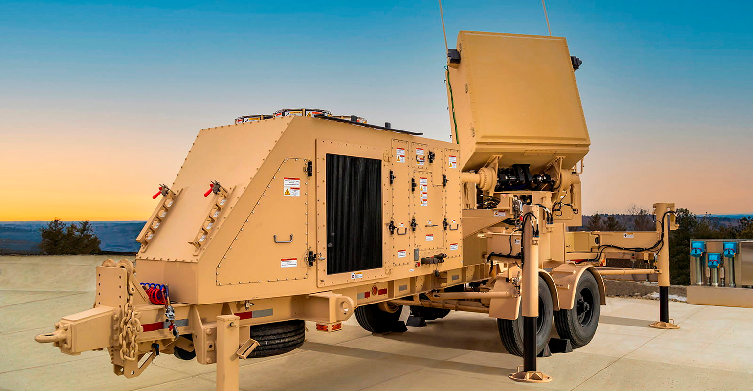 Raytheon&rsquo;s GhostEye MR medium-range air and missile defense radar system.