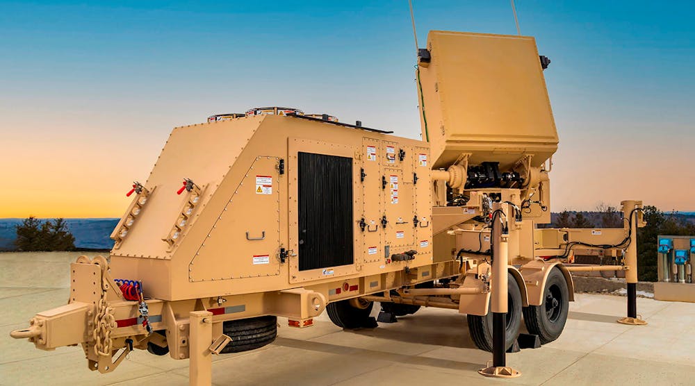 Raytheon&rsquo;s GhostEye MR medium-range air and missile defense radar system.