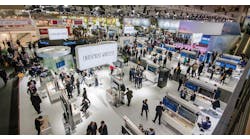 Hall 2 at CeBIT information technology trade show in Hannover, Germany on March 15, 2016.