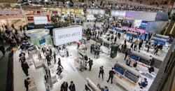 Hall 2 at CeBIT information technology trade show in Hannover, Germany on March 15, 2016. Hall 2 at CeBIT information technology trade show in Hannover, Germany on March 15, 2016.