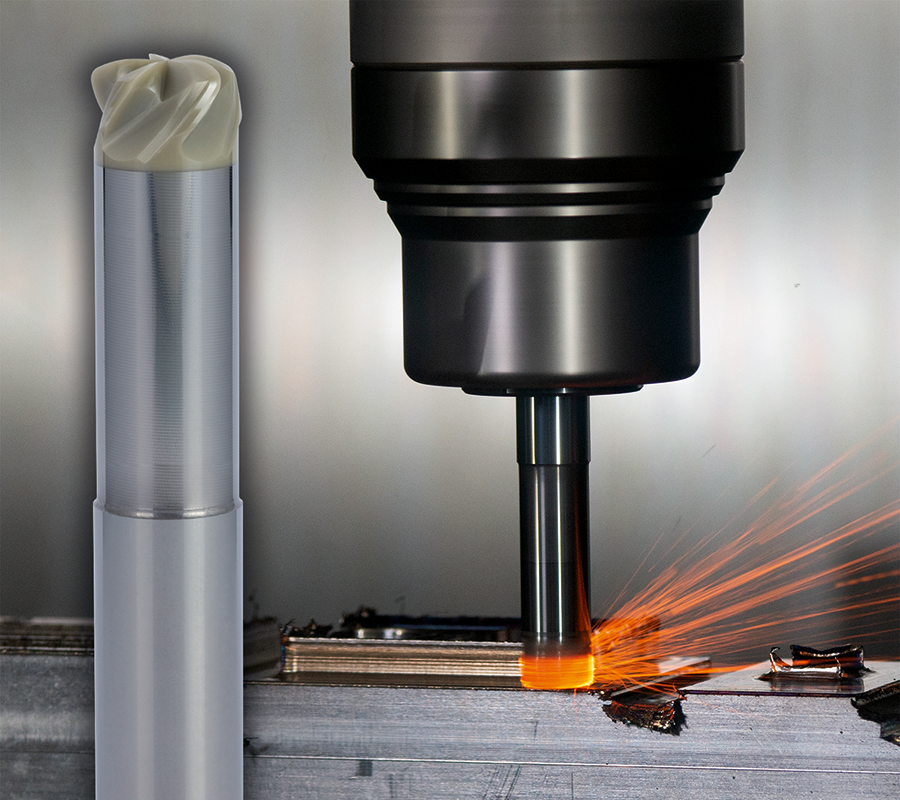 Emuge-Franken Cera-Cut end mill.