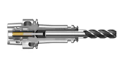 REGO-FIX powRgrip standard collet with MQL functionality.