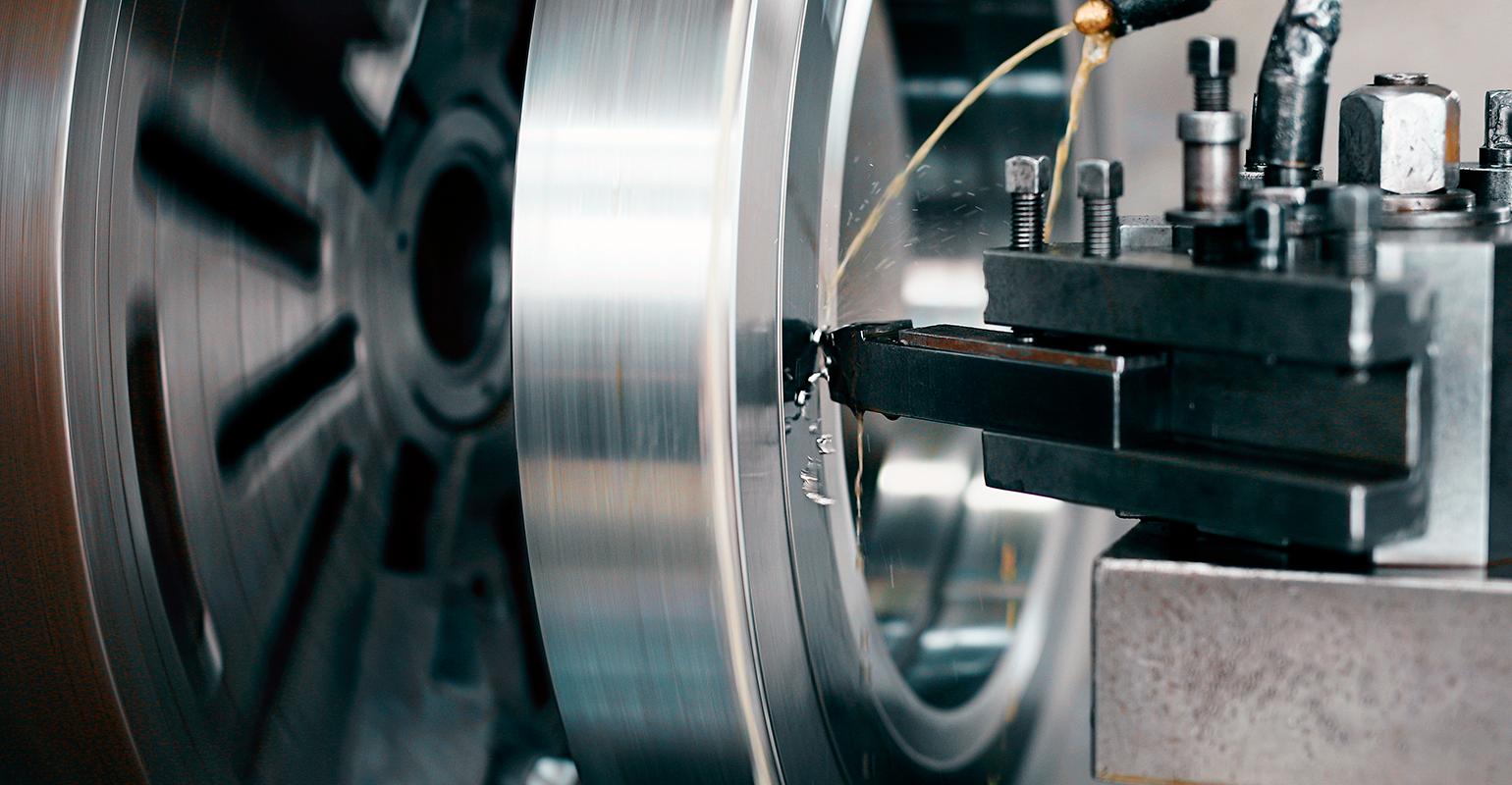 CNC machining, up close.