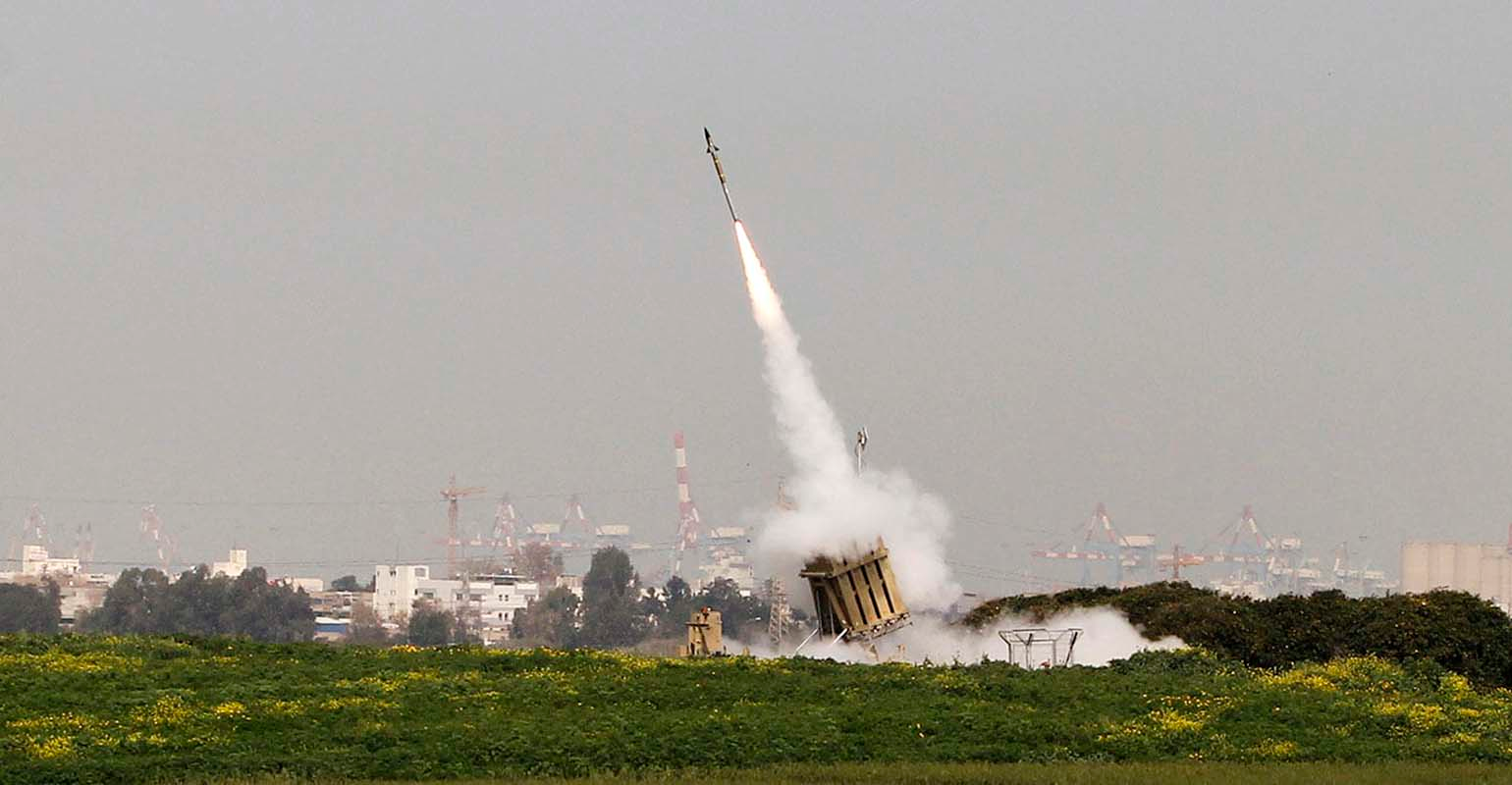 The Iron Dome Weapon System in Israel.