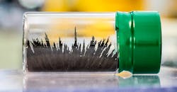 Iron nitride manufactured by Niron Magnetics at its pilot plant in Minneapolis, Minn., October 2023. Iron nitride manufactured by Niron Magnetics at its pilot plant in Minneapolis, Minn., October 2023.