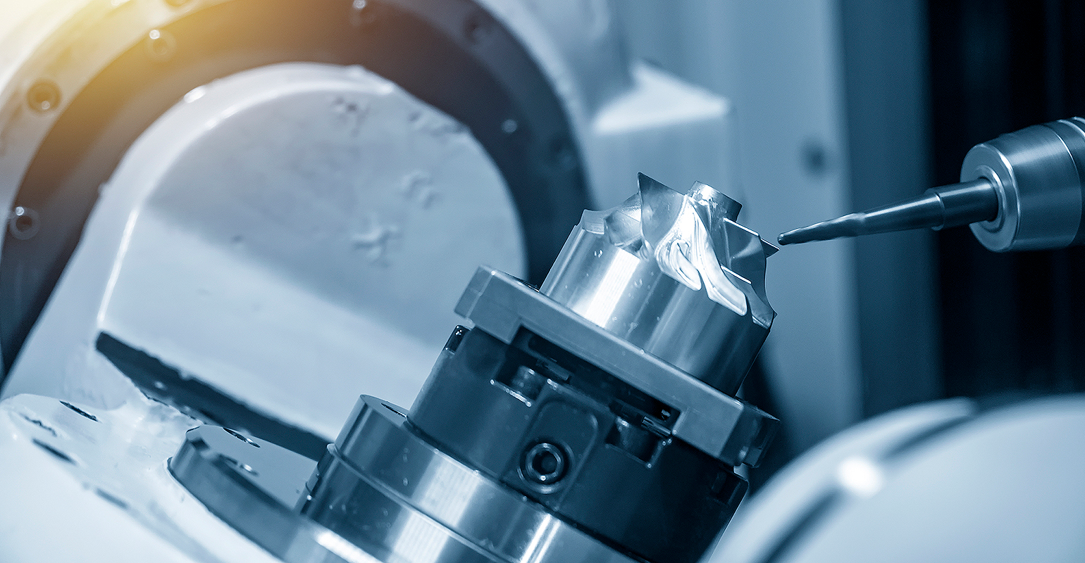 Five-axis cutting, up close.