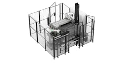 Haimer’s Automation Cube One robotized work cell. Haimer’s Automation Cube One robotized work cell.