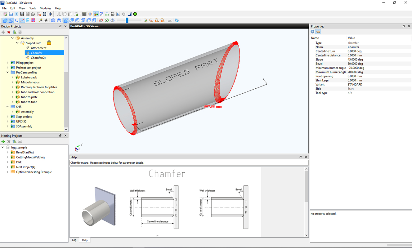 The ProCAM suite features: ProCAD providing direct connection to and from several leading CAD/CAMs; ProGRAM, for programming parts with manual data input (MDI); ProMIS management information system that uses real-time machine data to create reports on cutting performance, processing speeds and productivity; and ProQMS to create digital documentation of quality control measurements and accuracy checks.