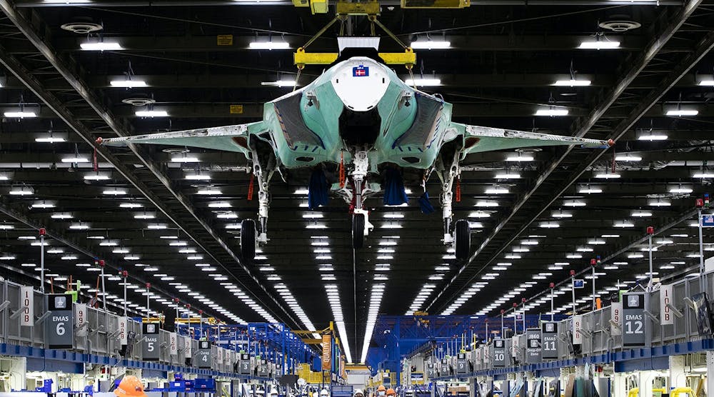 F-35 assembly at Lockheed Martin,, Fort Worth, Tex.