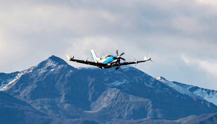 The EcoPulse hybrid-electric distributed propulsion aircraft completed a 100-minute demonstrator flight recently. The EcoPulse hybrid-electric distributed propulsion aircraft completed a 100-minute demonstrator flight recently.
