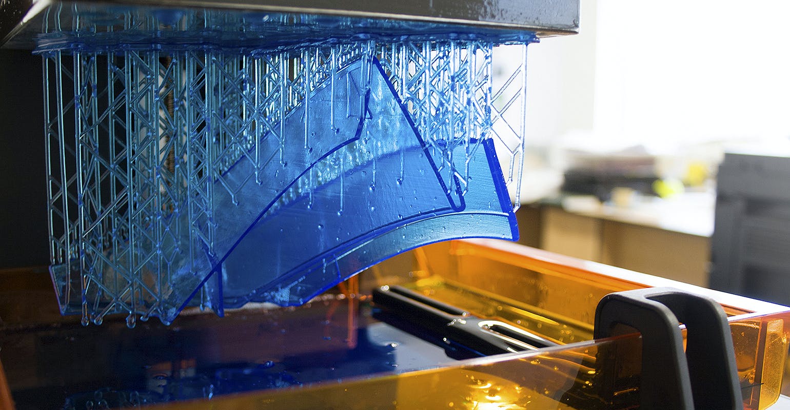 3D printing polymer material.