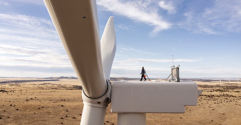 The GE Vernova 3.6-154 turbine, designed specifically for the U.S., offering high efficiency with an optimized size for ease of logistics and installation.