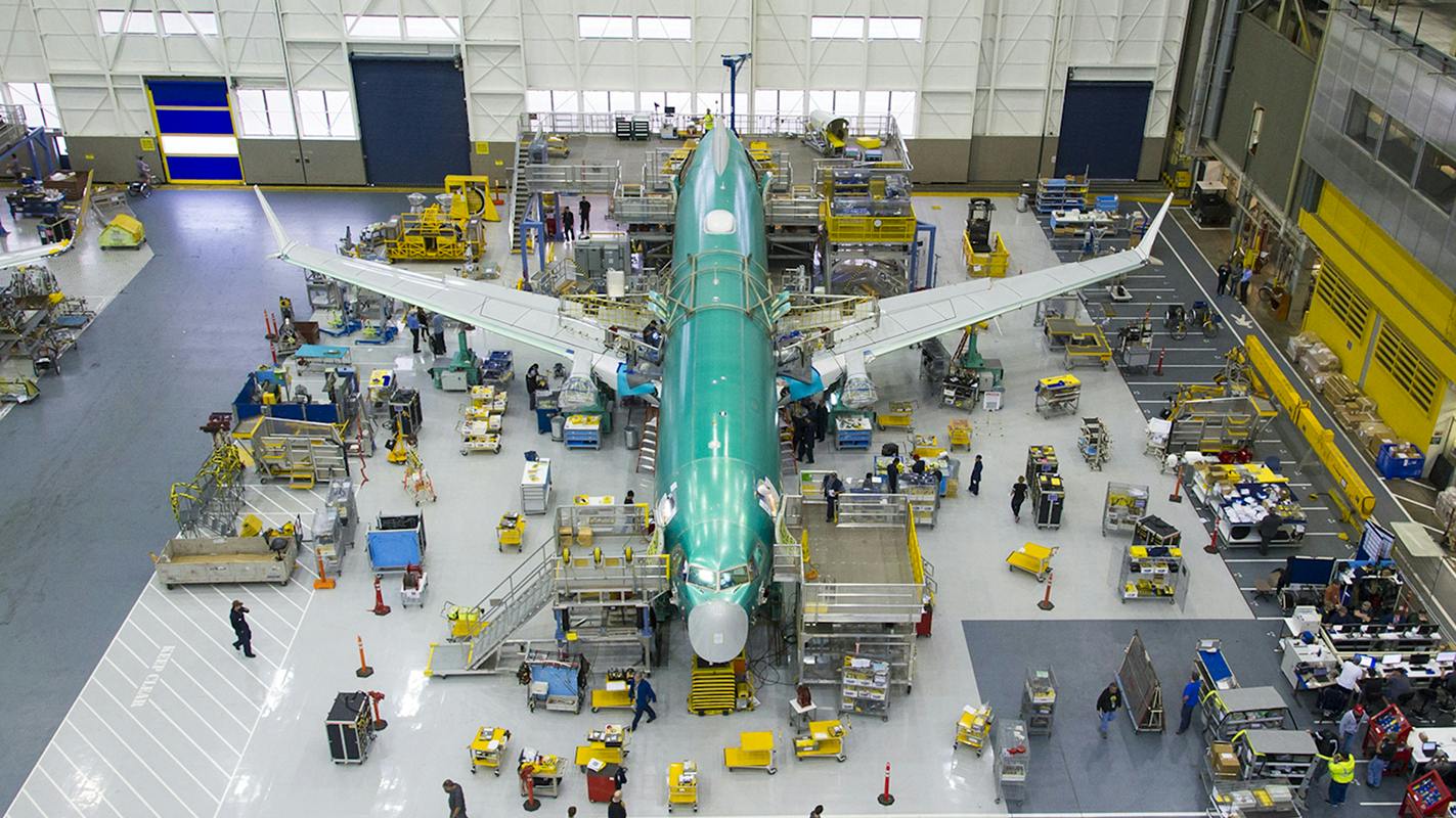 In Renton, Wash., September 2015, Boeing started final assembly of the first 737 MAX 8.