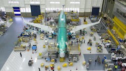In Renton, Wash., September 2015, Boeing started final assembly of the first 737 MAX 8. In Renton, Wash., September 2015, Boeing started final assembly of the first 737 MAX 8.