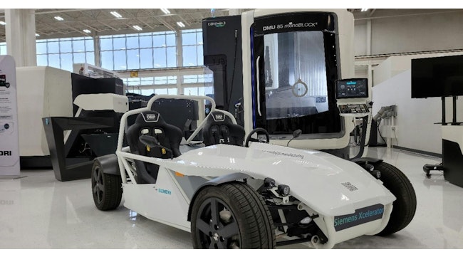 Siemens eRod EV, equipped with the lightweighted steering knuckle.