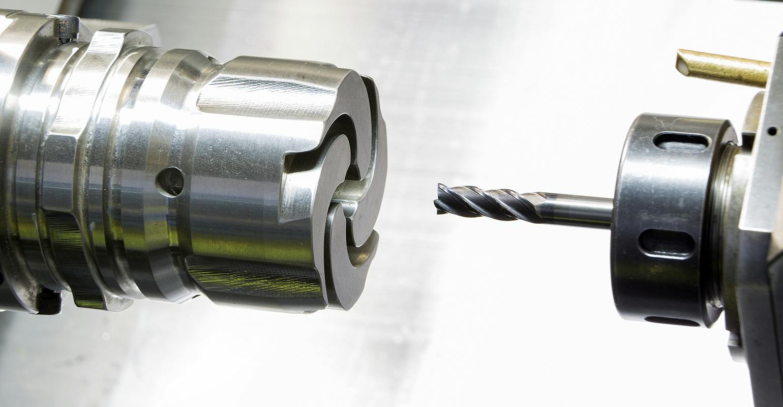 Finishing a part for a mold component.