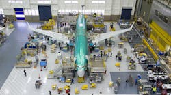 Boeing starts final assembly of the first 737 MAX, 2015.