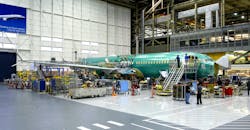 Boeing 737 MAX assembly, Renton, Wash. Boeing 737 MAX assembly, Renton, Wash.
