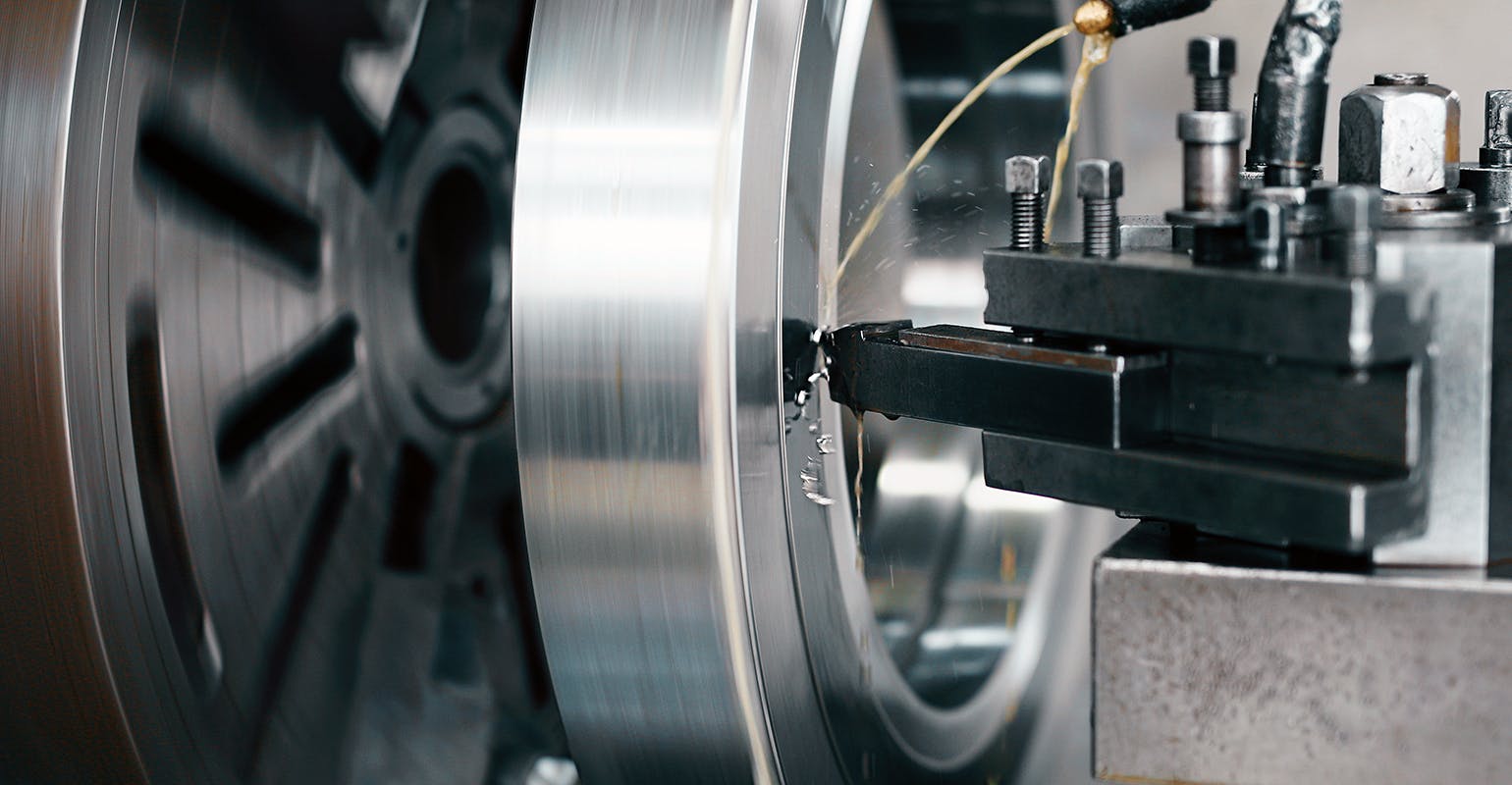 CNC machining, up close.