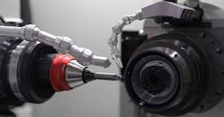 The GDS µGrind workholding device can be installed quickly, and readjustment between collet changes are unnecessary. Concentricity and wobble adjustment are simple to perform. The GDS µGrind workholding device can be installed quickly, and readjustment between collet changes are unnecessary. Concentricity and wobble adjustment are simple to perform.