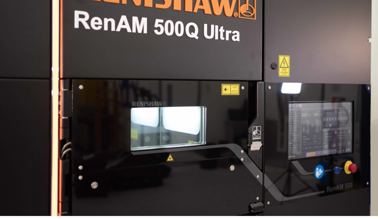 The RenAM 500 Ultra metal additive manufacturing system.