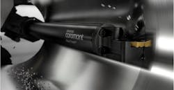 The Sandvik Coromant Silent Tools tool-holding system aids machining at long overhangs by effectively damping vibrations. The Sandvik Coromant Silent Tools tool-holding system aids machining at long overhangs by effectively damping vibrations.