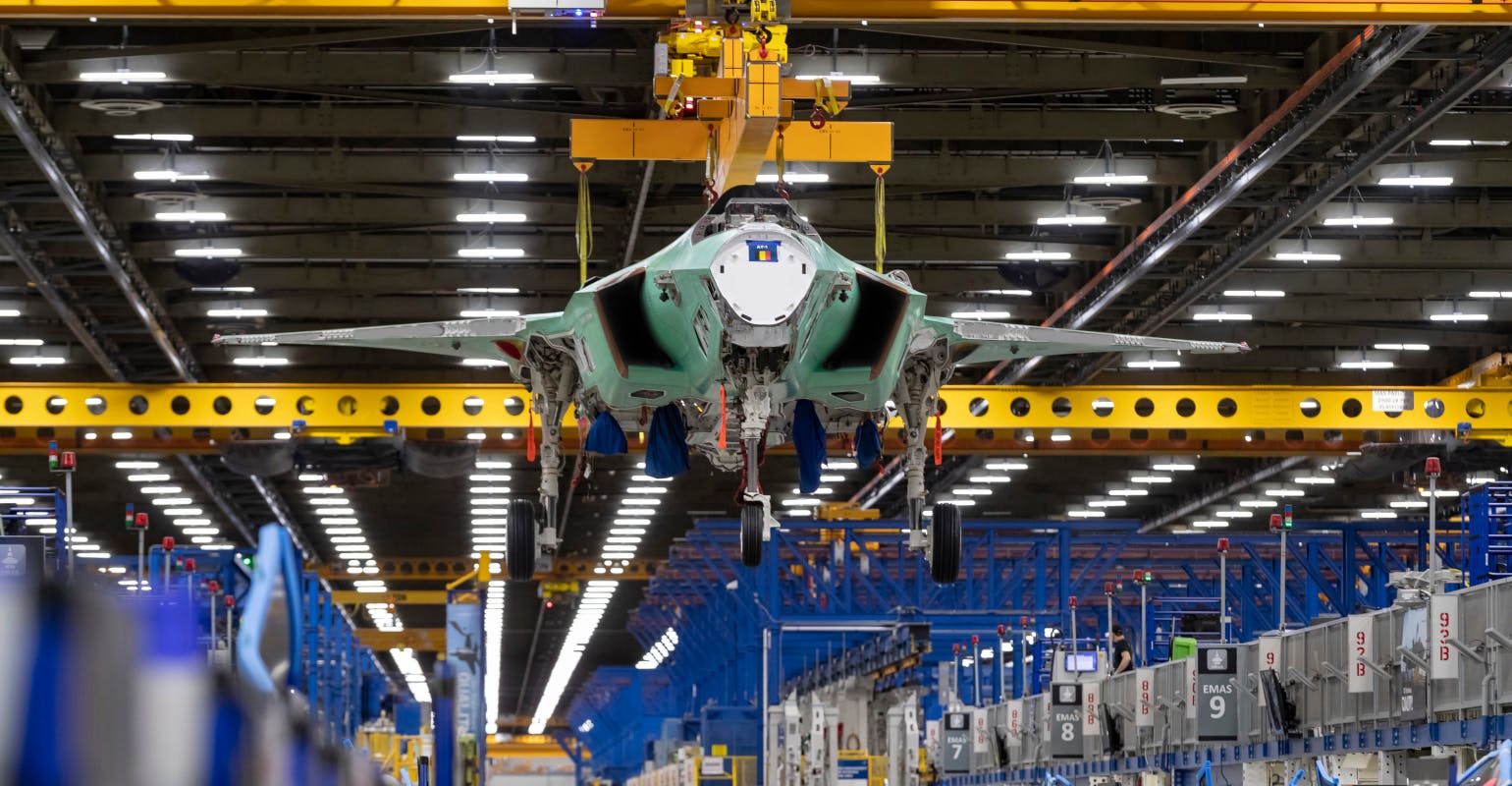 F-35 assembly at Lockheed Martin, Fort Worth, Tex.