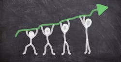 Workforce development chalkboard sketch. Workforce development chalkboard sketch.