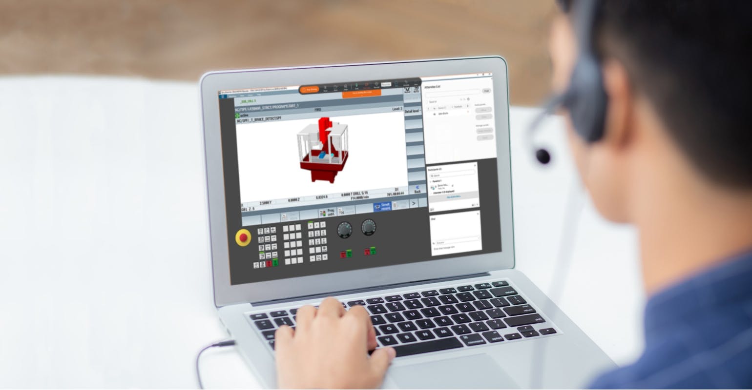 VPE allows Siemens CNC users to interact with a product expert for on-demand answers to programming and operations questions.