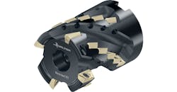 Walter uses double-edge BC 1605 system inserts on the face of the M5250, so users may choose between various corner radii, cutting tool grades, and six geometries. Walter uses double-edge BC 1605 system inserts on the face of the M5250, so users may choose between various corner radii, cutting tool grades, and six geometries.