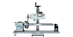 The Kwik Turn KT-5C heavy-duty rotary attachment adds another axis used to mark round parts or multi-sided parts.
