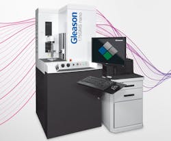 The 175GMS nano has an integrated probe changer that automatically deploys a skidless probe to check the surface quality of gear teeth in the profile and lead, at sub-micrometer precision. The 175GMS nano has an integrated probe changer that automatically deploys a skidless probe to check the surface quality of gear teeth in the profile and lead, at sub-micrometer precision.