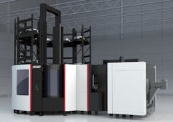 The FH5000 Series high-speed horizontal machining centers with advanced pallet automation offer 25% more machining capacity than other machines in the same size range. The FH5000 Series high-speed horizontal machining centers with advanced pallet automation offer 25% more machining capacity than other machines in the same size range.